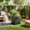 Dark Grey Square Planter