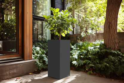 16x36 Vertical Planter Box Dark Grey