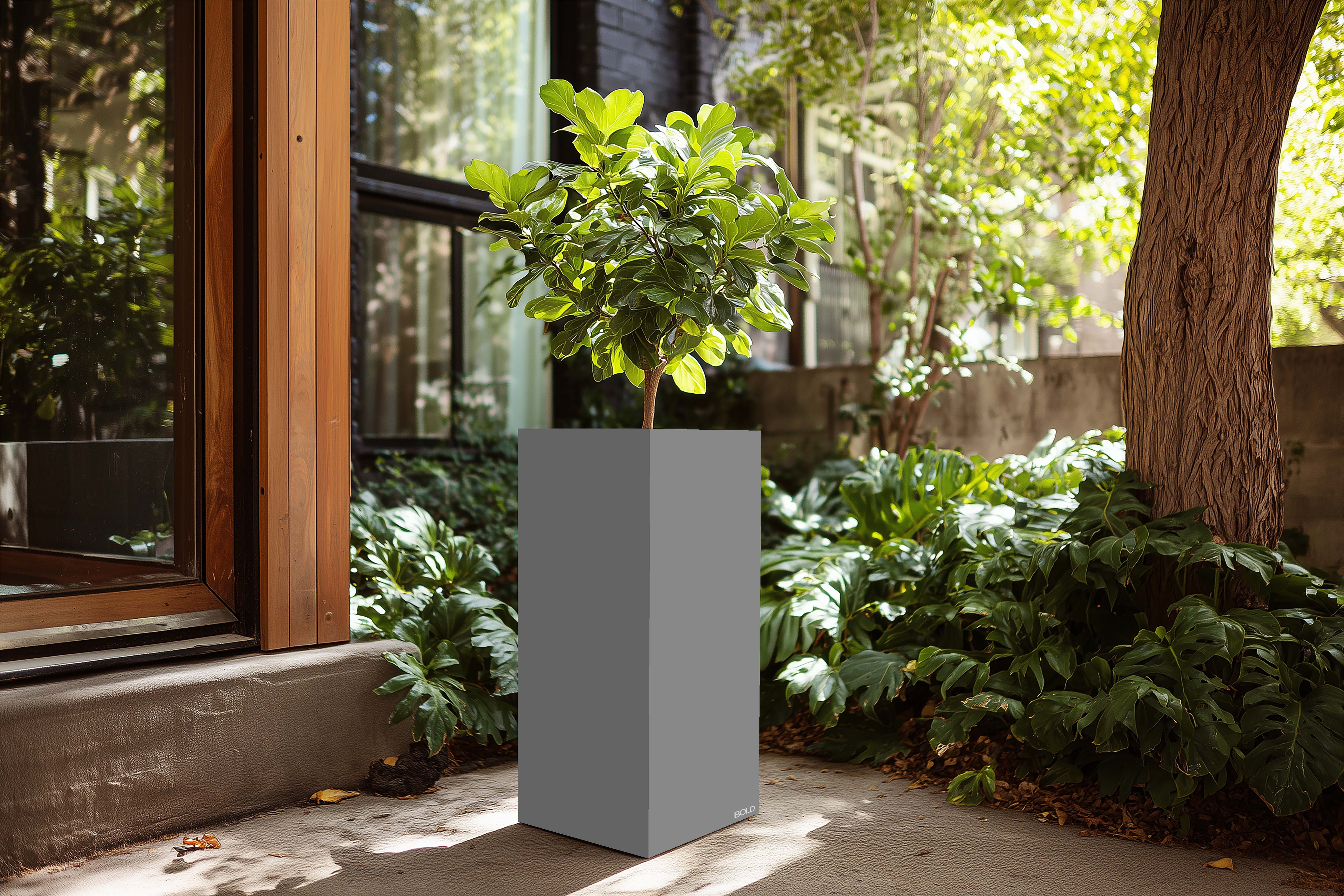 16x36 Vertical Planter Medium Grey